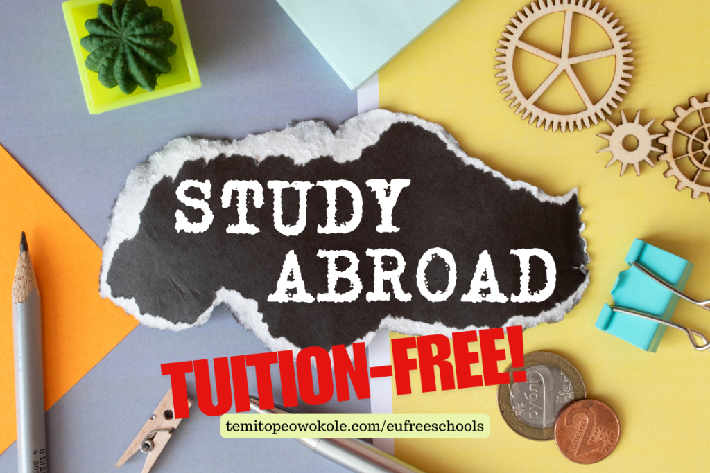 tuition free study route abroad